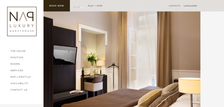 nap luxury web design