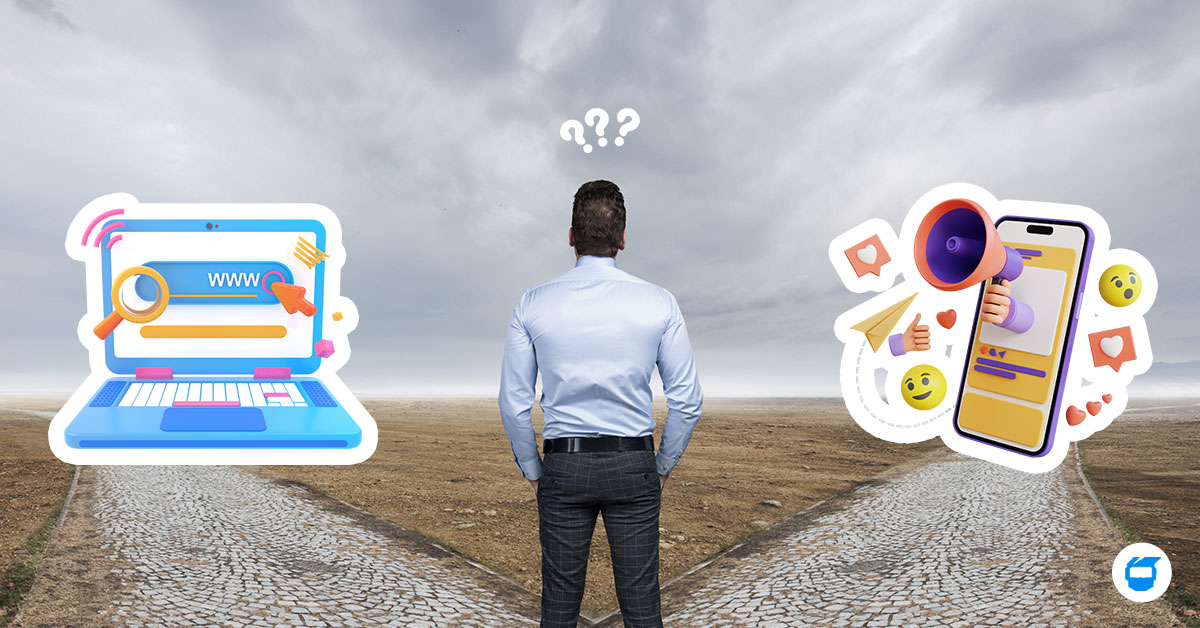 Which One Should Go First? Website or Social Media Marketing?