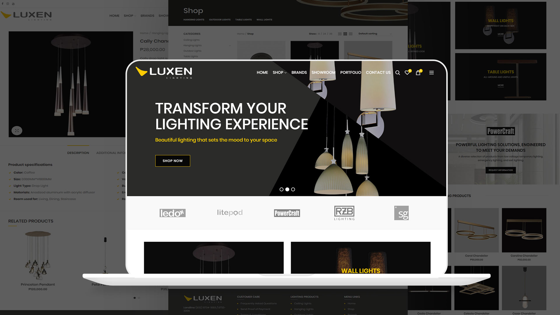 Luxen Lighting Website