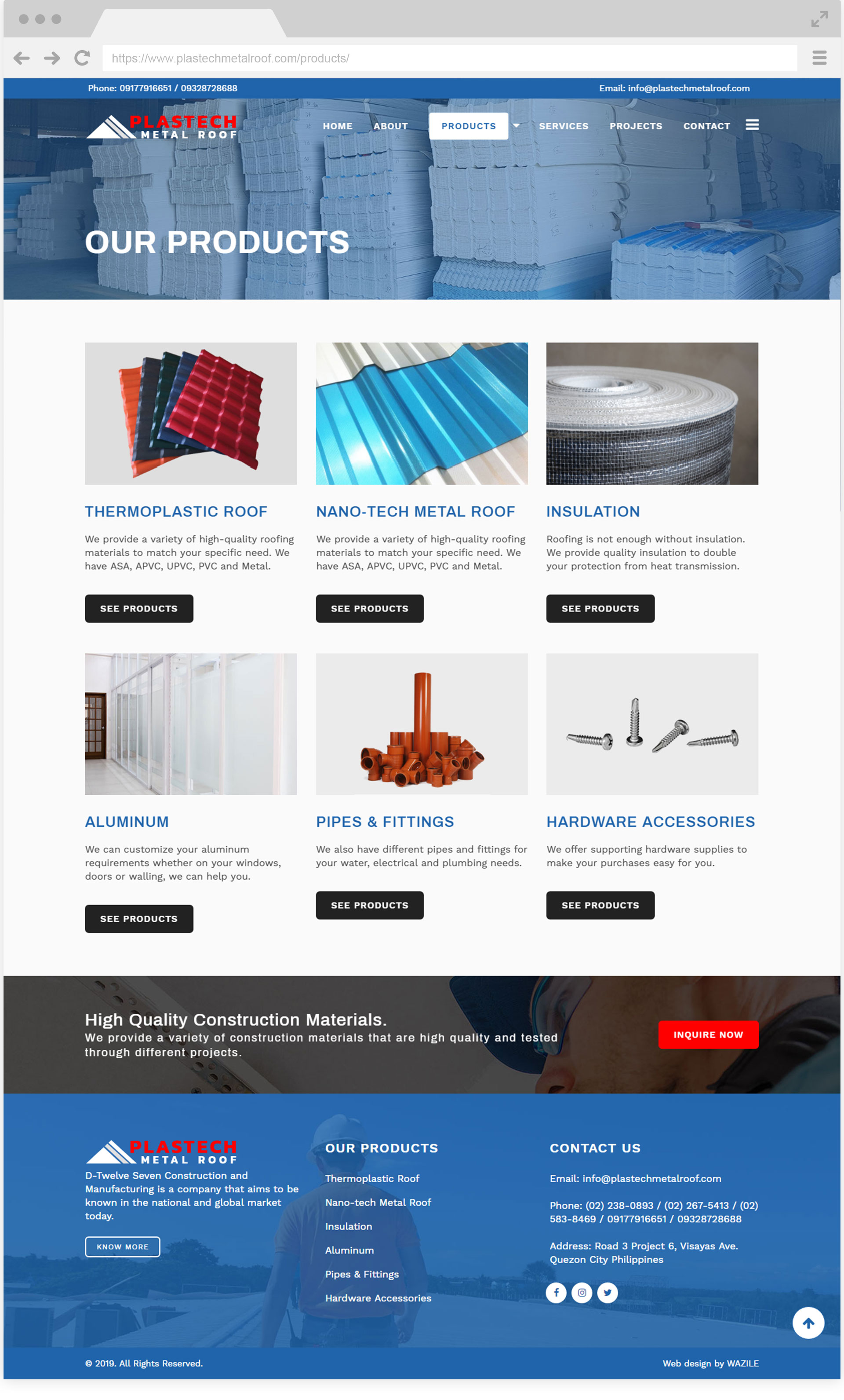 Plastech Metal Roof Products