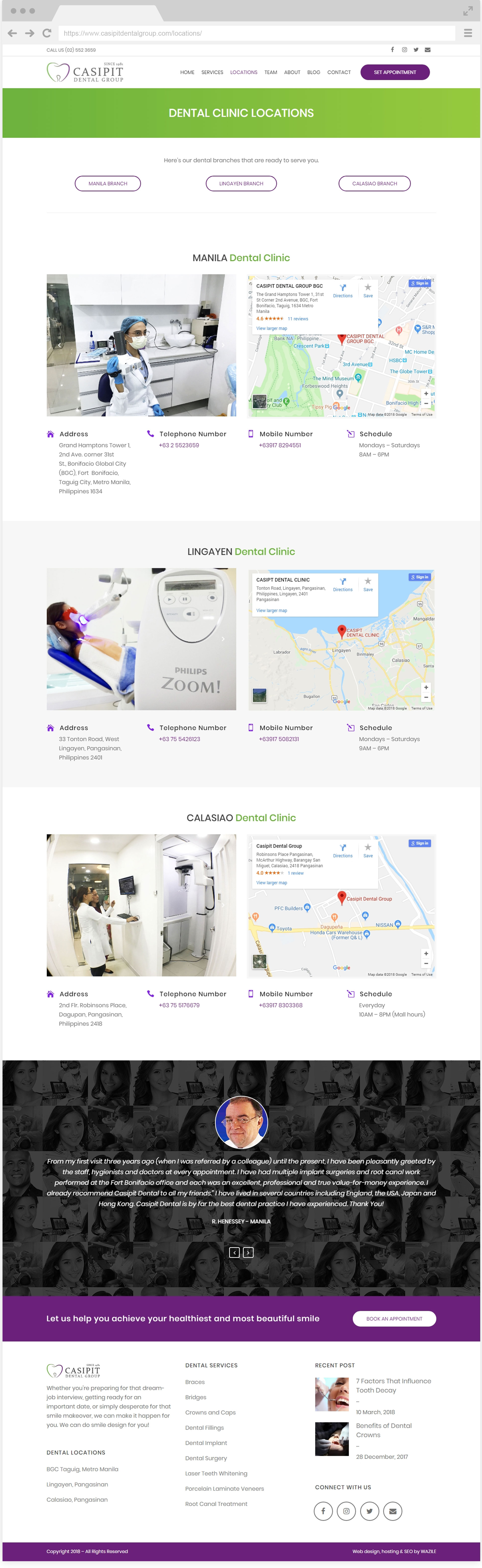 Casipit Dental Group Locations