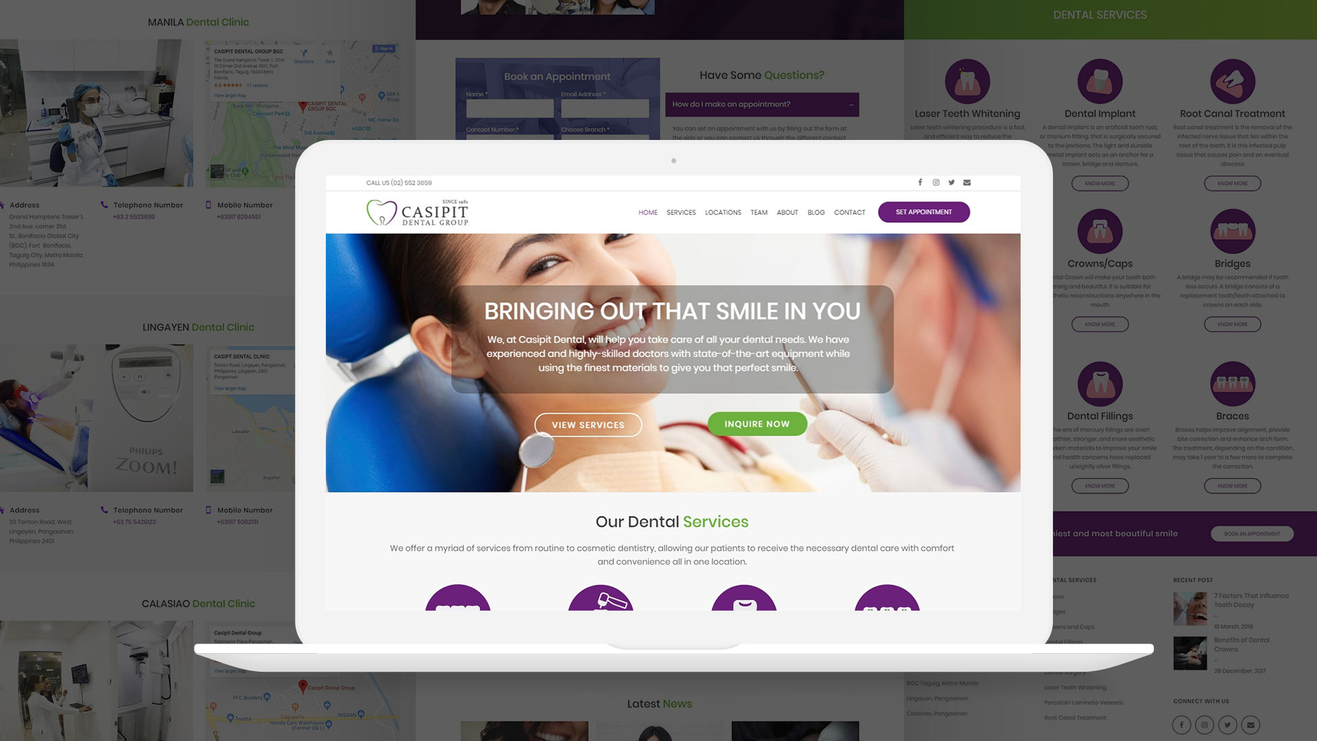 Casipit Dental Group Website