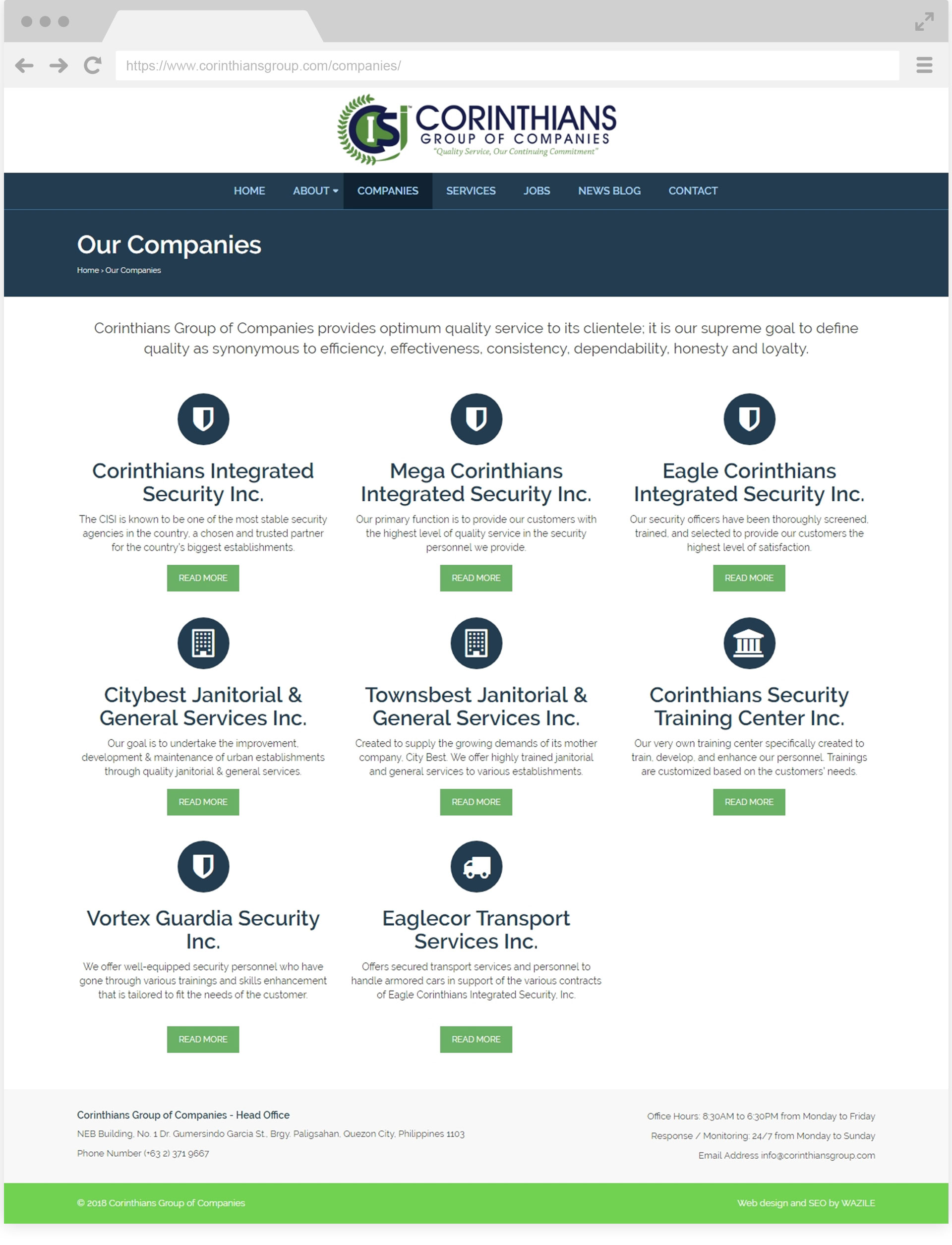 Corinthians Group Companies