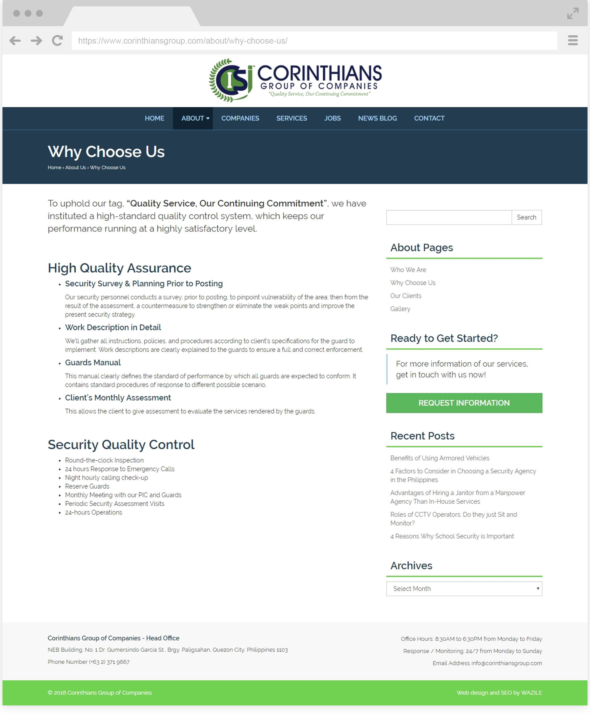 Corinthians Group Why Choose Us