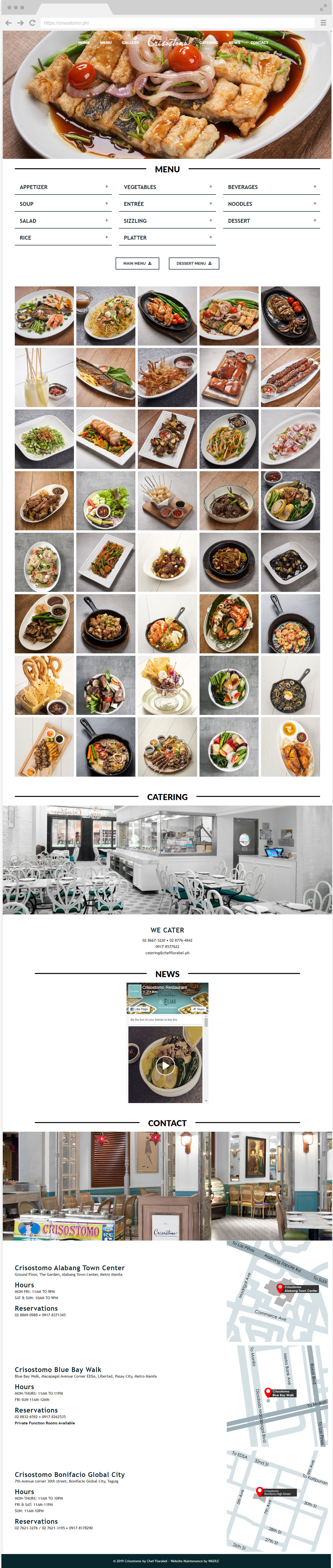 Crisostomo Homepage