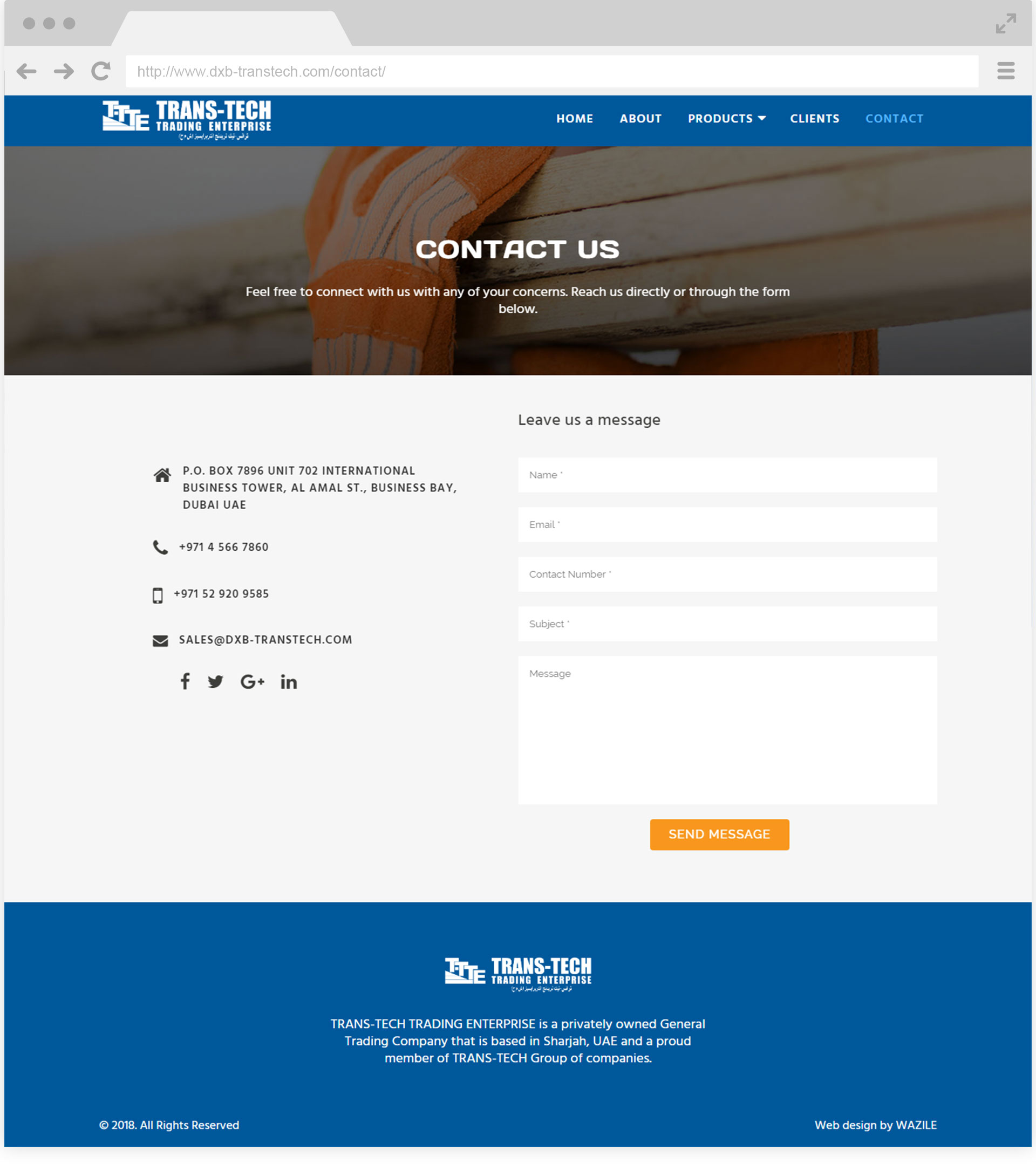 DXB Transtech Contact