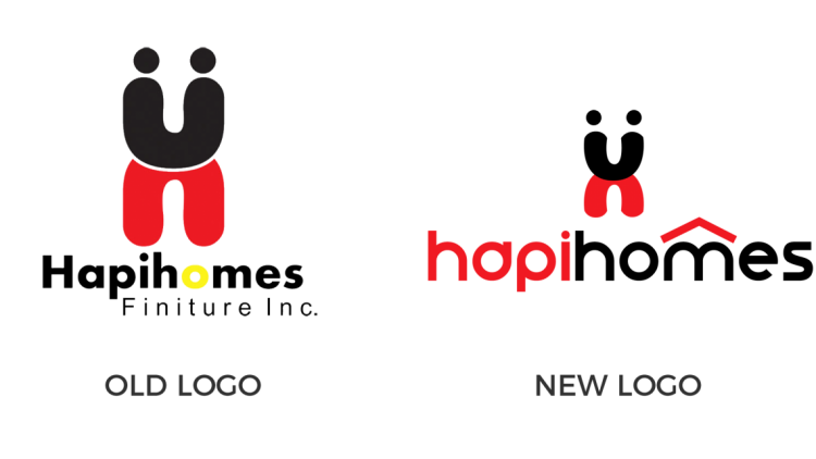 Hapihomes Logo Comparison