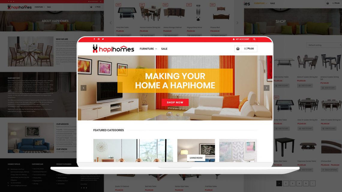 Hapihomes Website