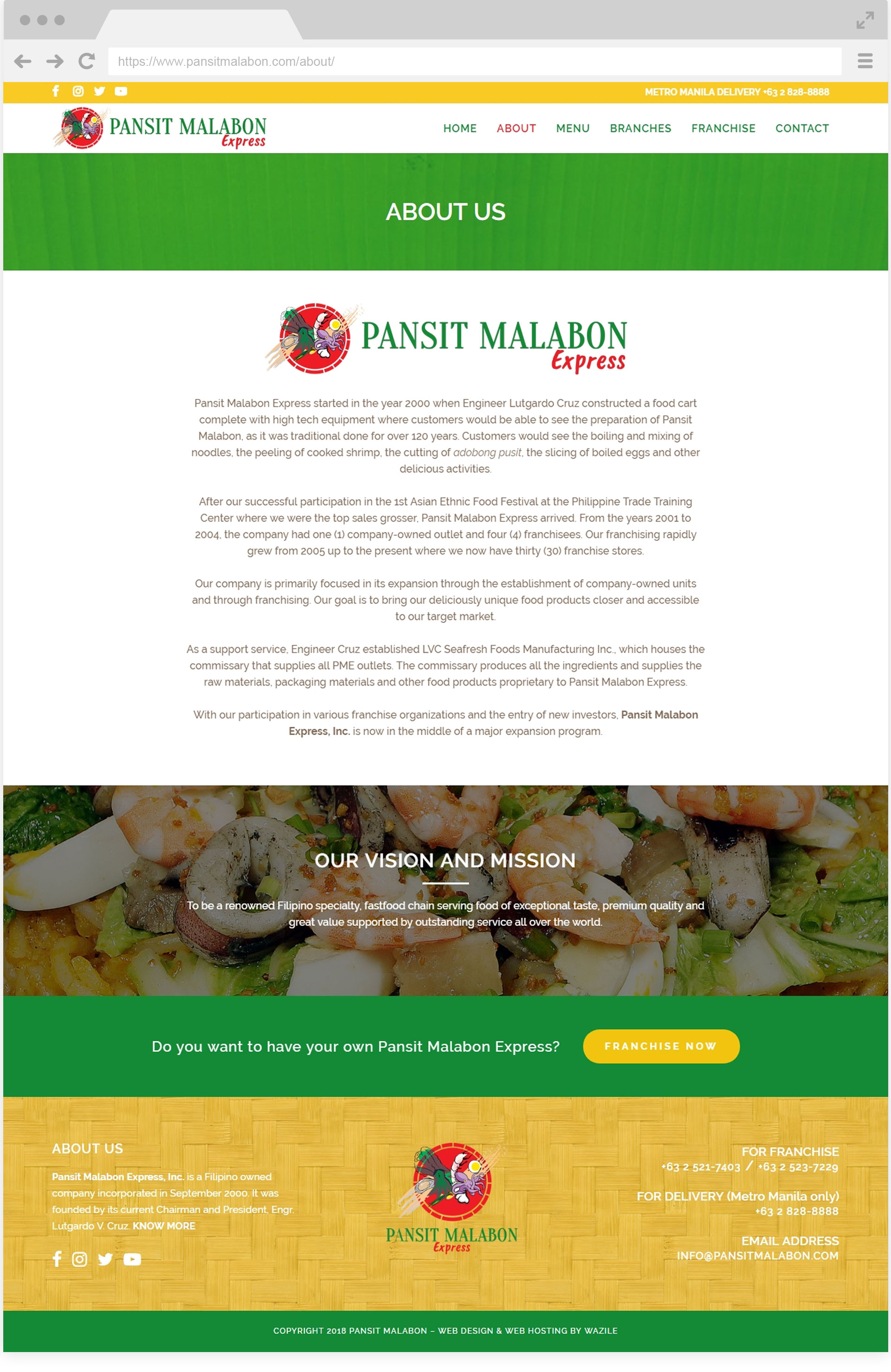Pansit Malabon About