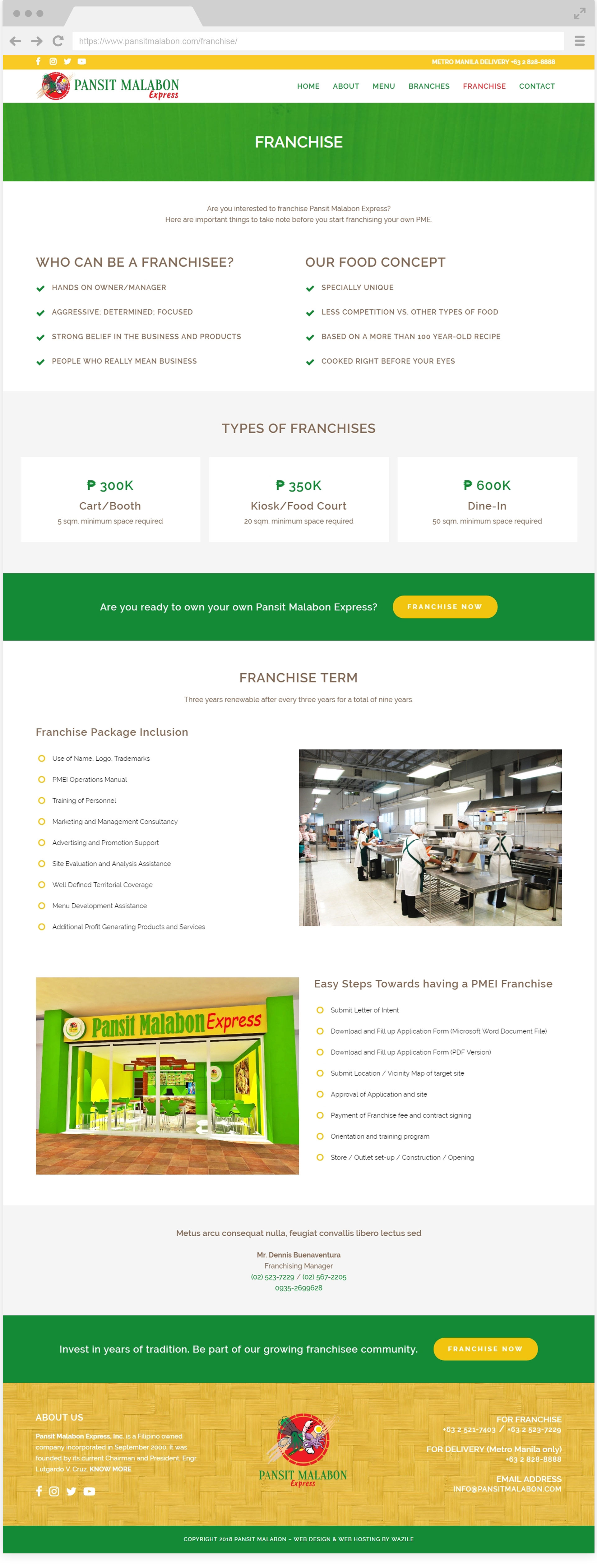 Pansit Malabon Franchise