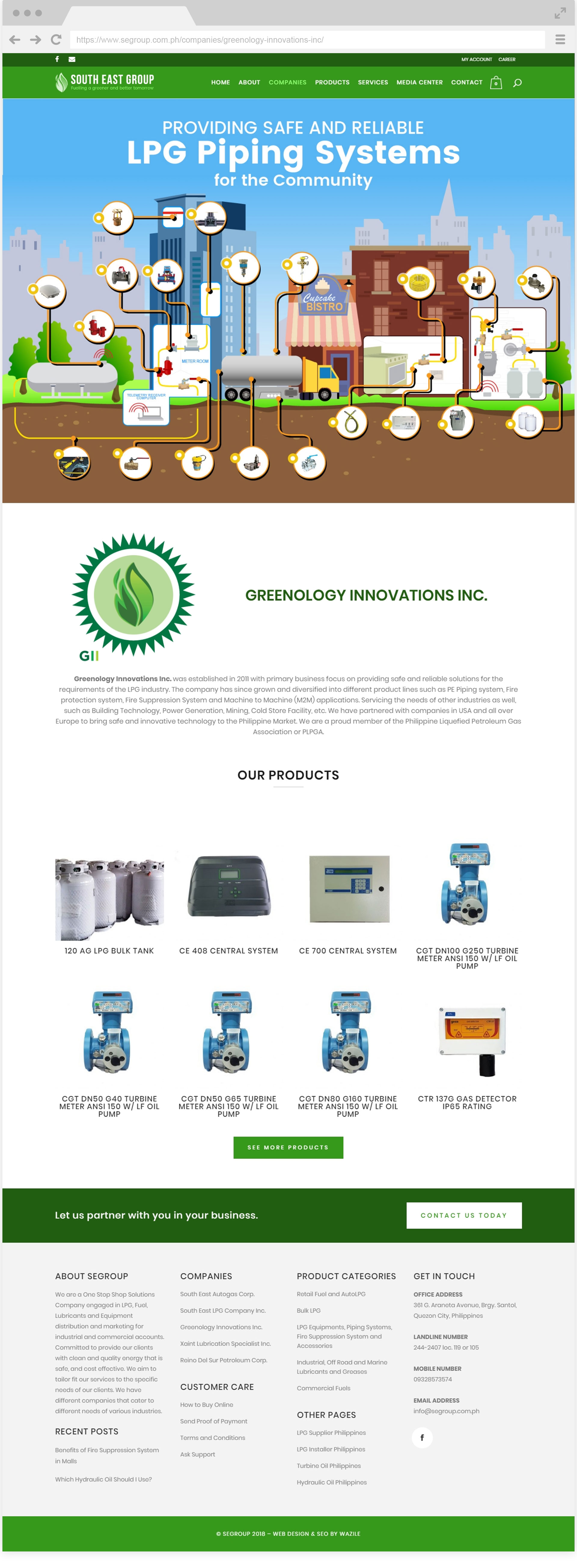 South East Group Greenology Innovations Inc.