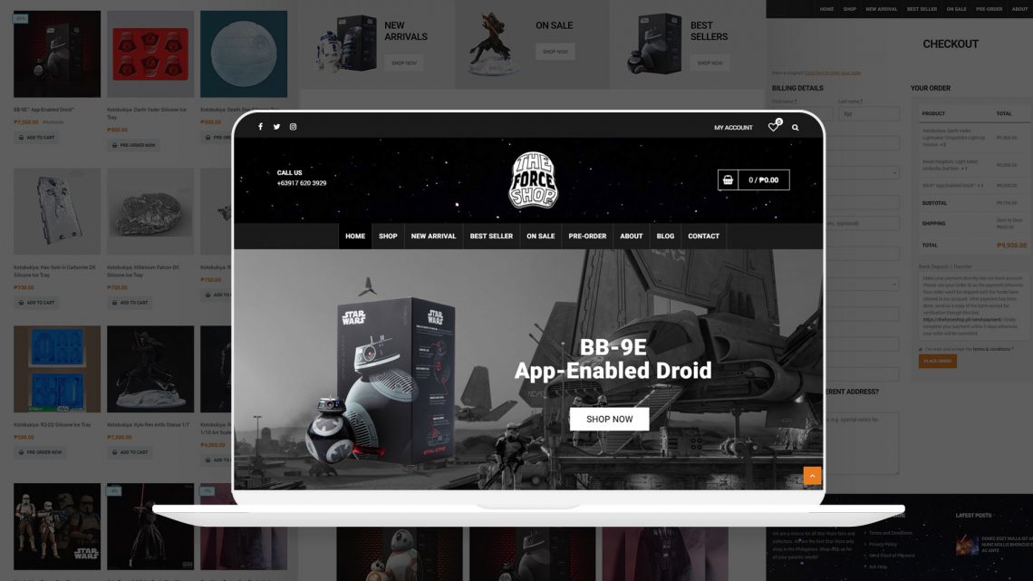 The Force Shop Website