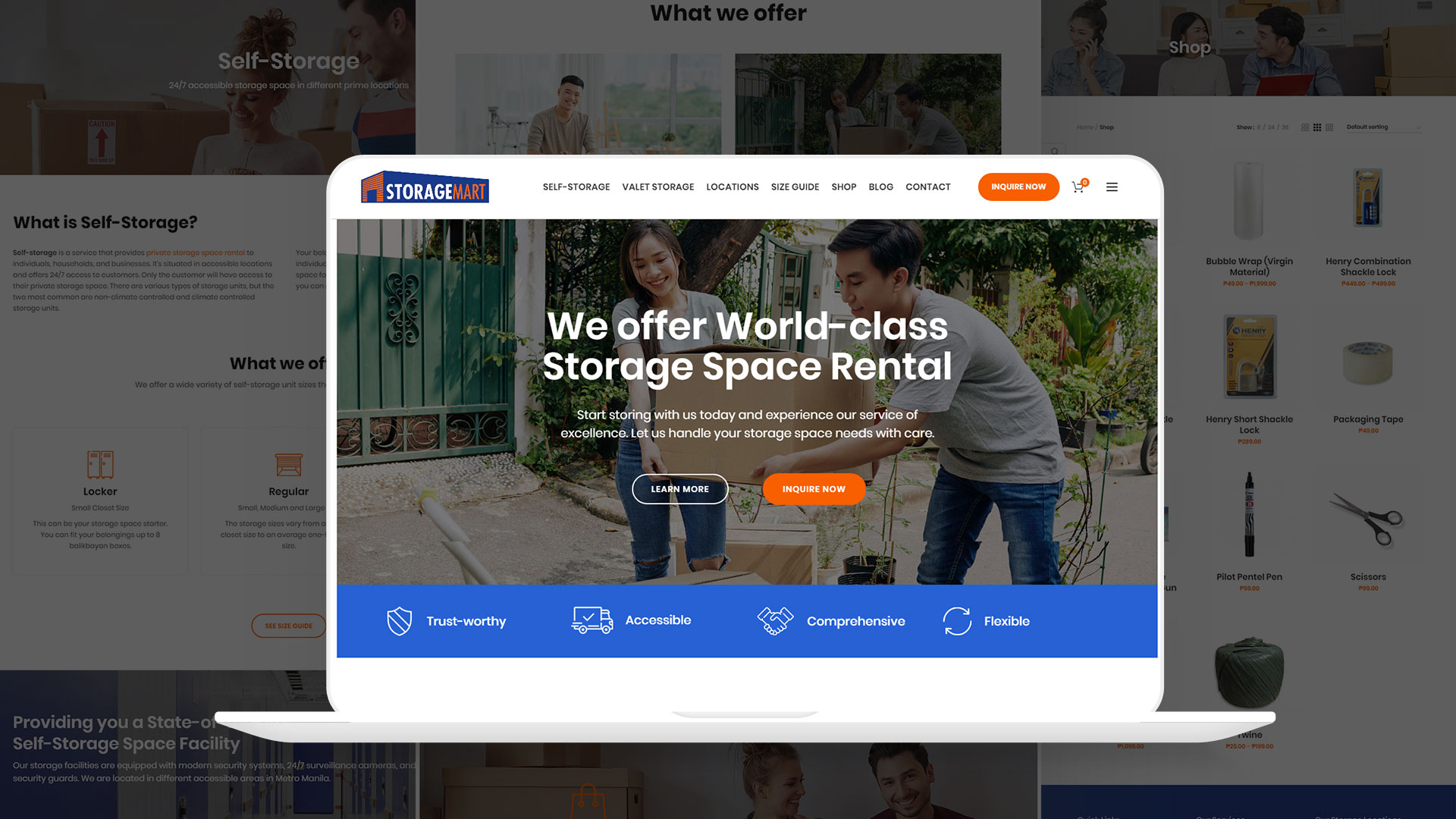 StorageMart Website