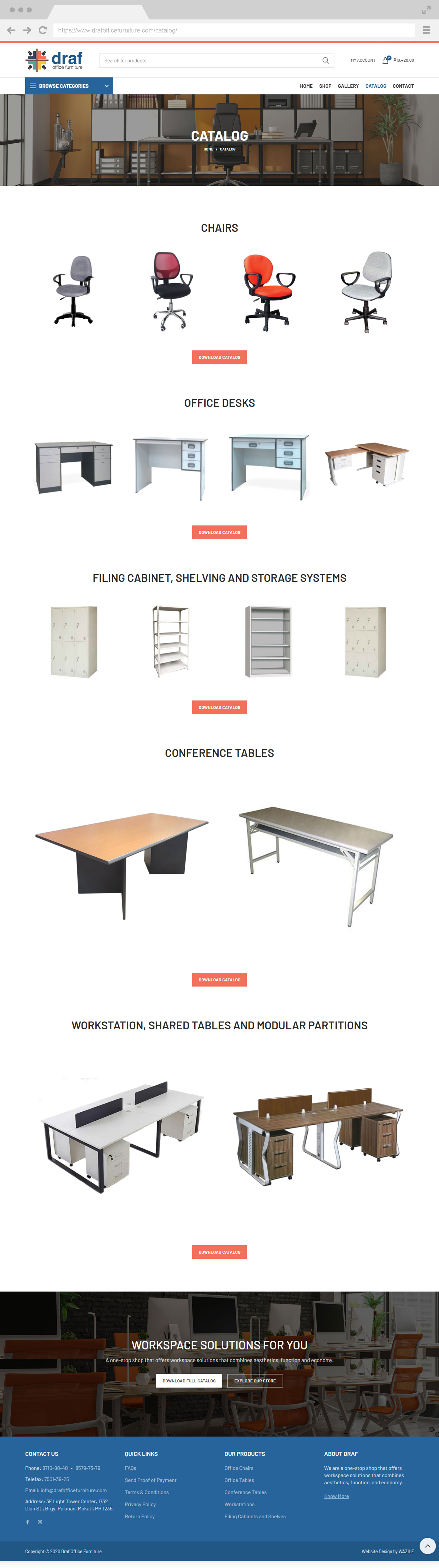 Draf Office Furniture Catalog