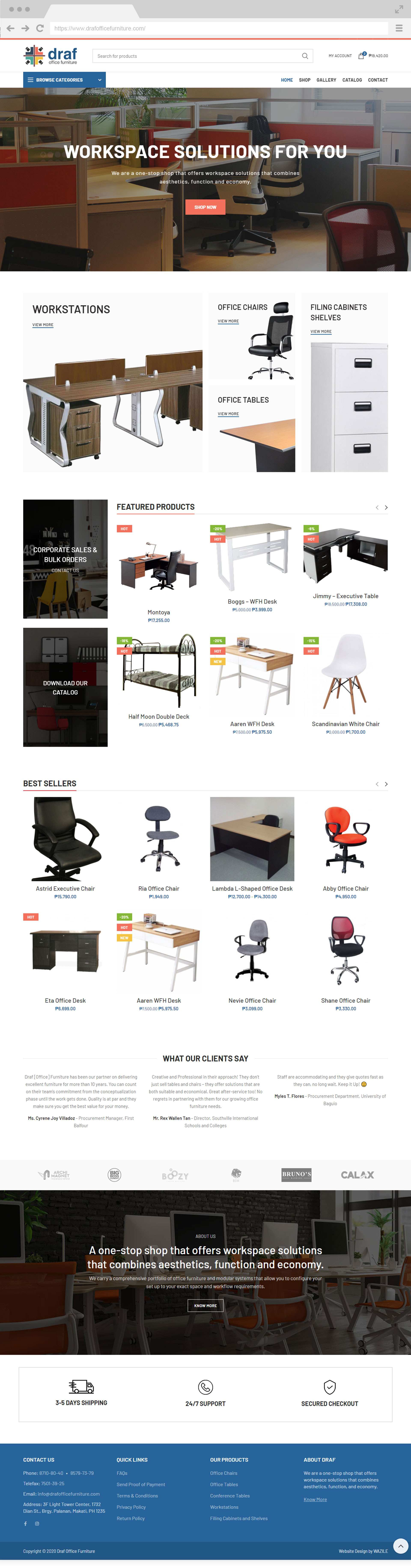 Draf Office Furniture Homepage
