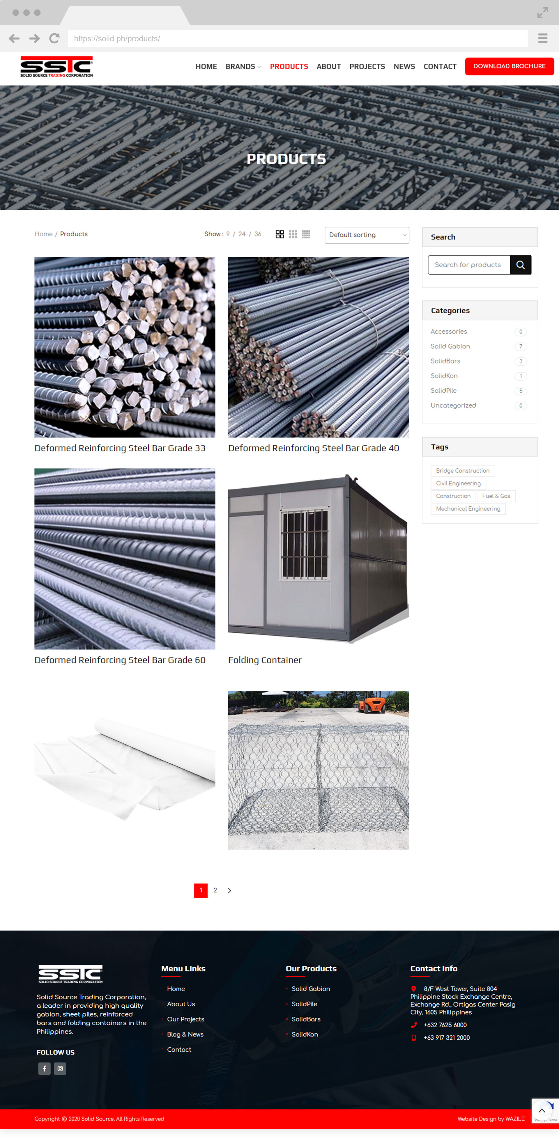 Solid Source Products