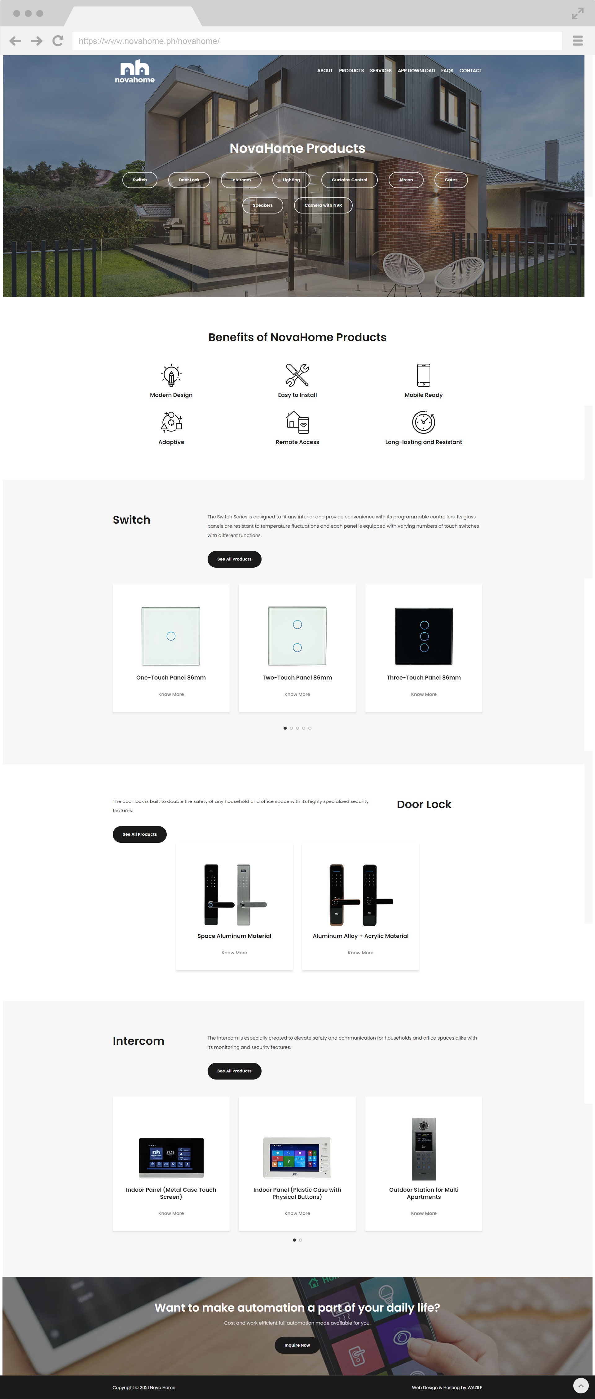 Novahome Products