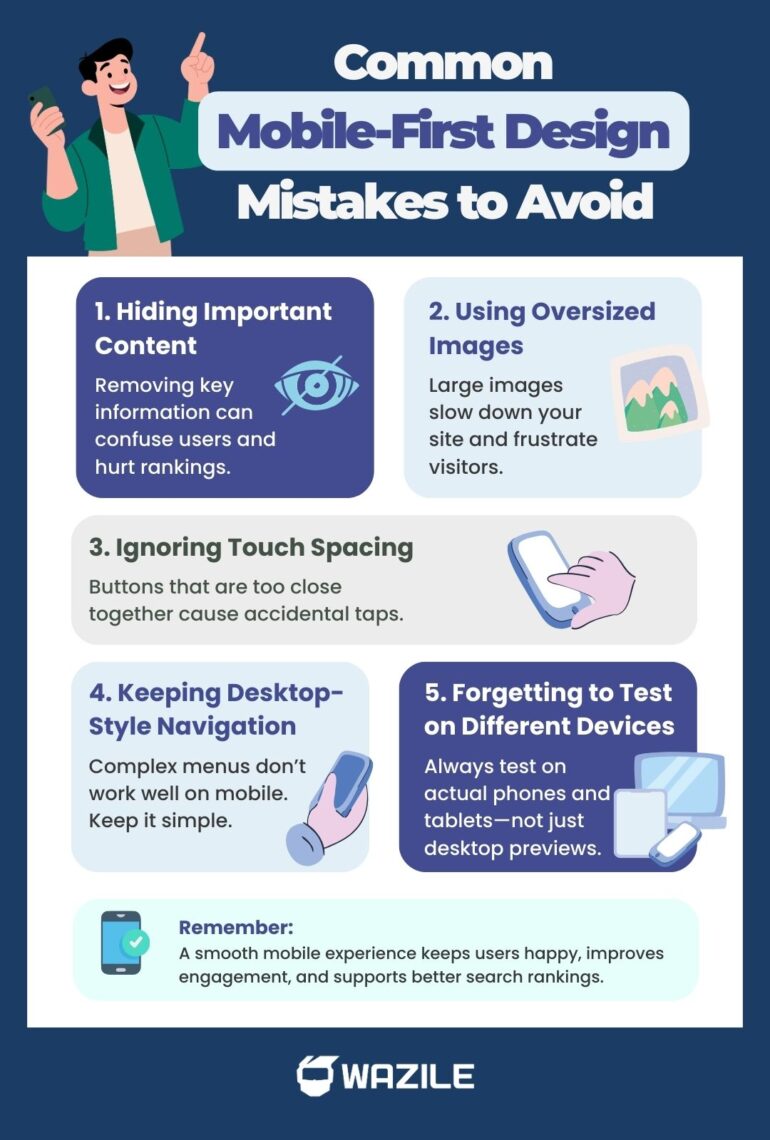 Common Mobile-First Design Mistakes to Avoid