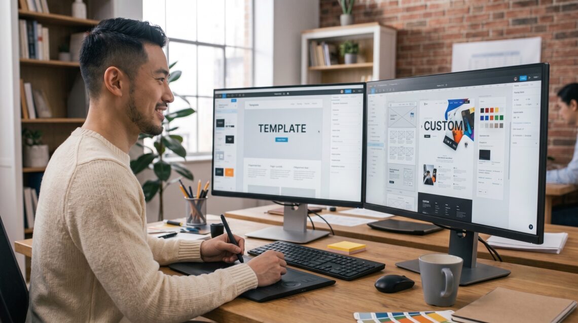 Current image: Custom Website Design vs. Template Design Which Should You Choose